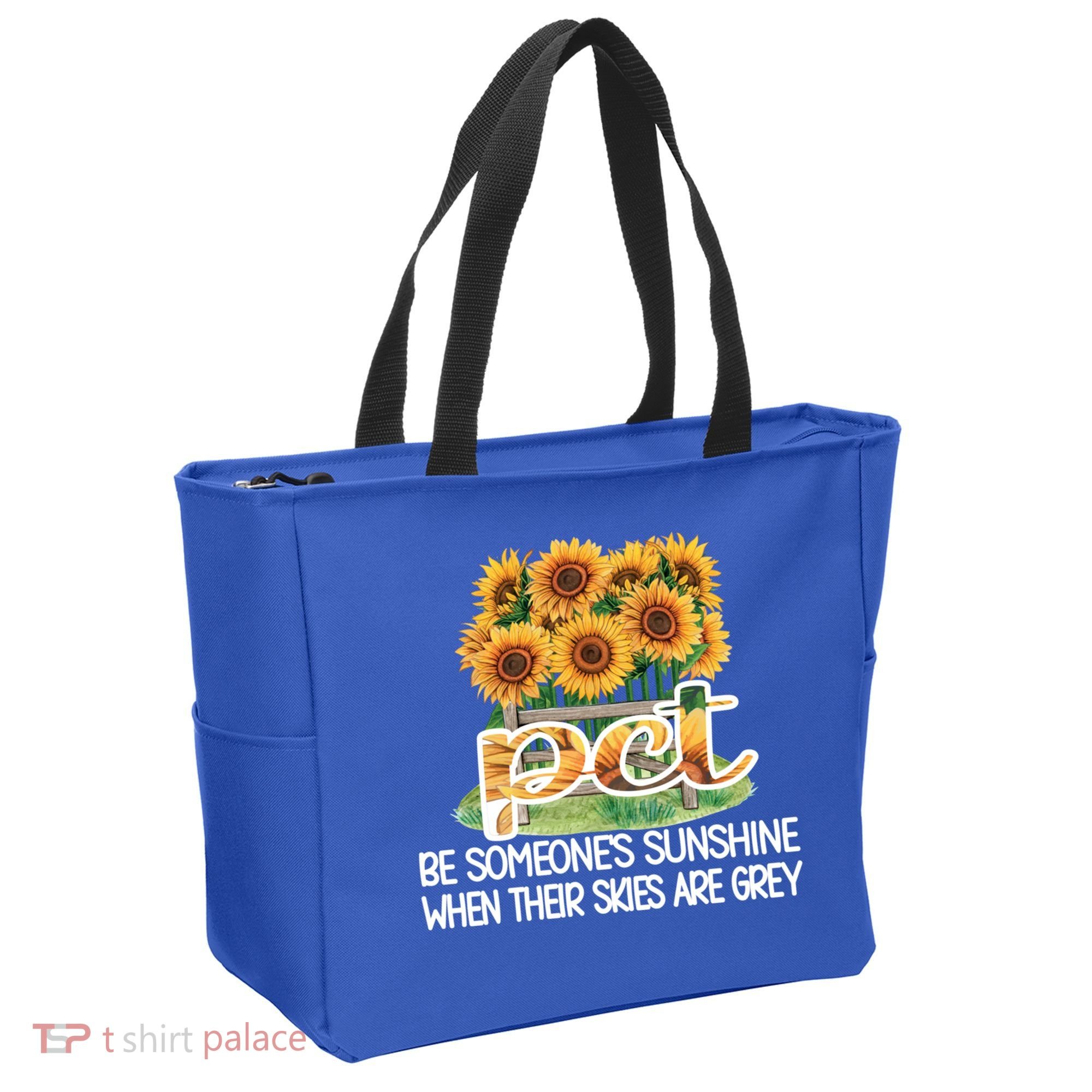 Pct Sunflower Best Patient Care Tech Cool Gift Tote Bag