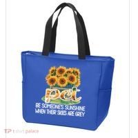 Pct Sunflower Best Patient Care Tech Cool Gift Tote Bag thumb 3