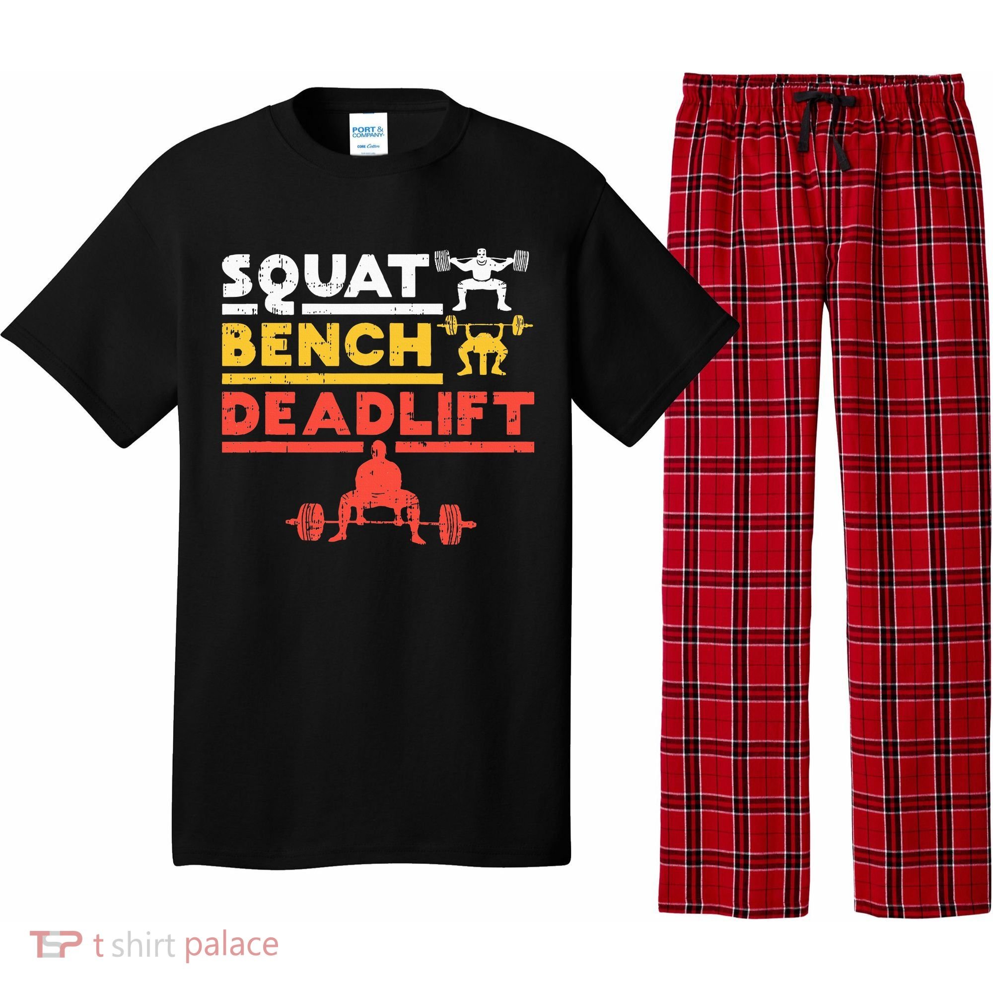 Powerlifting Squat Bench Deadlift Weightlifting Pajama Set