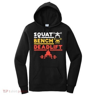 Powerlifting Squat Bench Deadlift Weightlifting Women's Hoodie