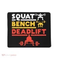 Powerlifting Squat Bench Deadlift Weightlifting Mousepad thumb 0