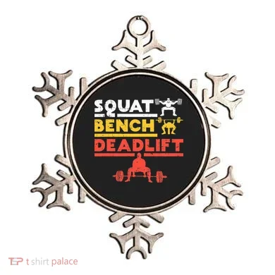 Powerlifting Squat Bench Deadlift Weightlifting Ornament