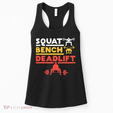 Powerlifting Squat Bench Deadlift Weightlifting Women's Tank Top