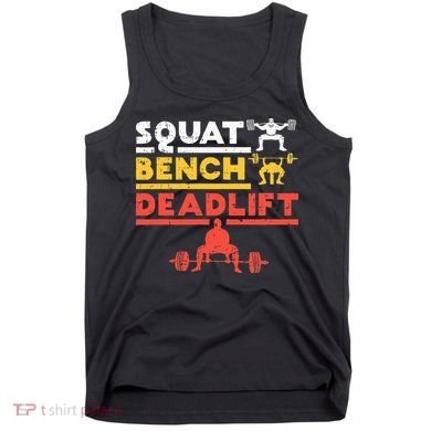 Powerlifting Squat Bench Deadlift Weightlifting Tank Top
