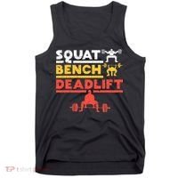 Powerlifting Squat Bench Deadlift Weightlifting Tank Top thumb 0