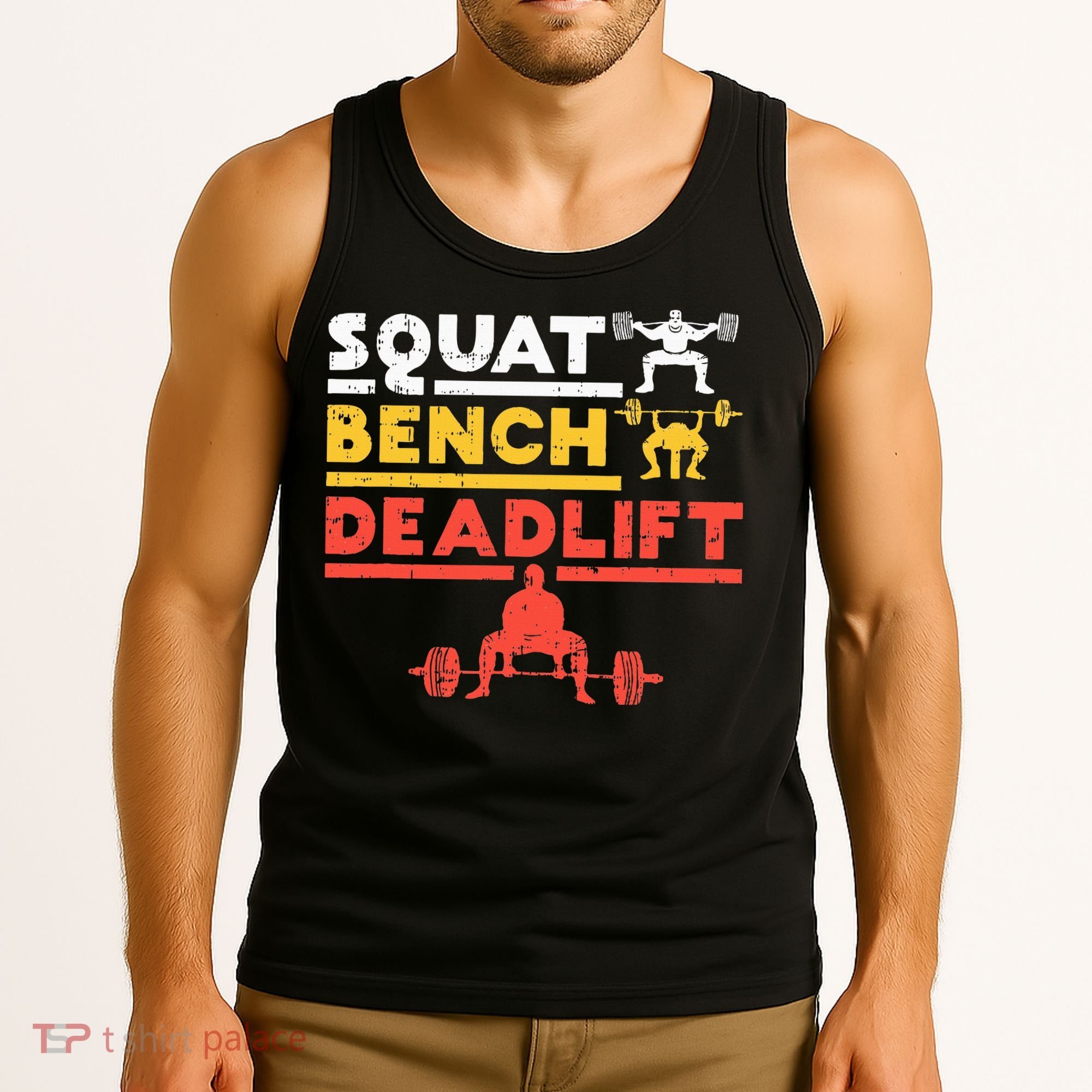 Powerlifting Squat Bench Deadlift Weightlifting Tank Top