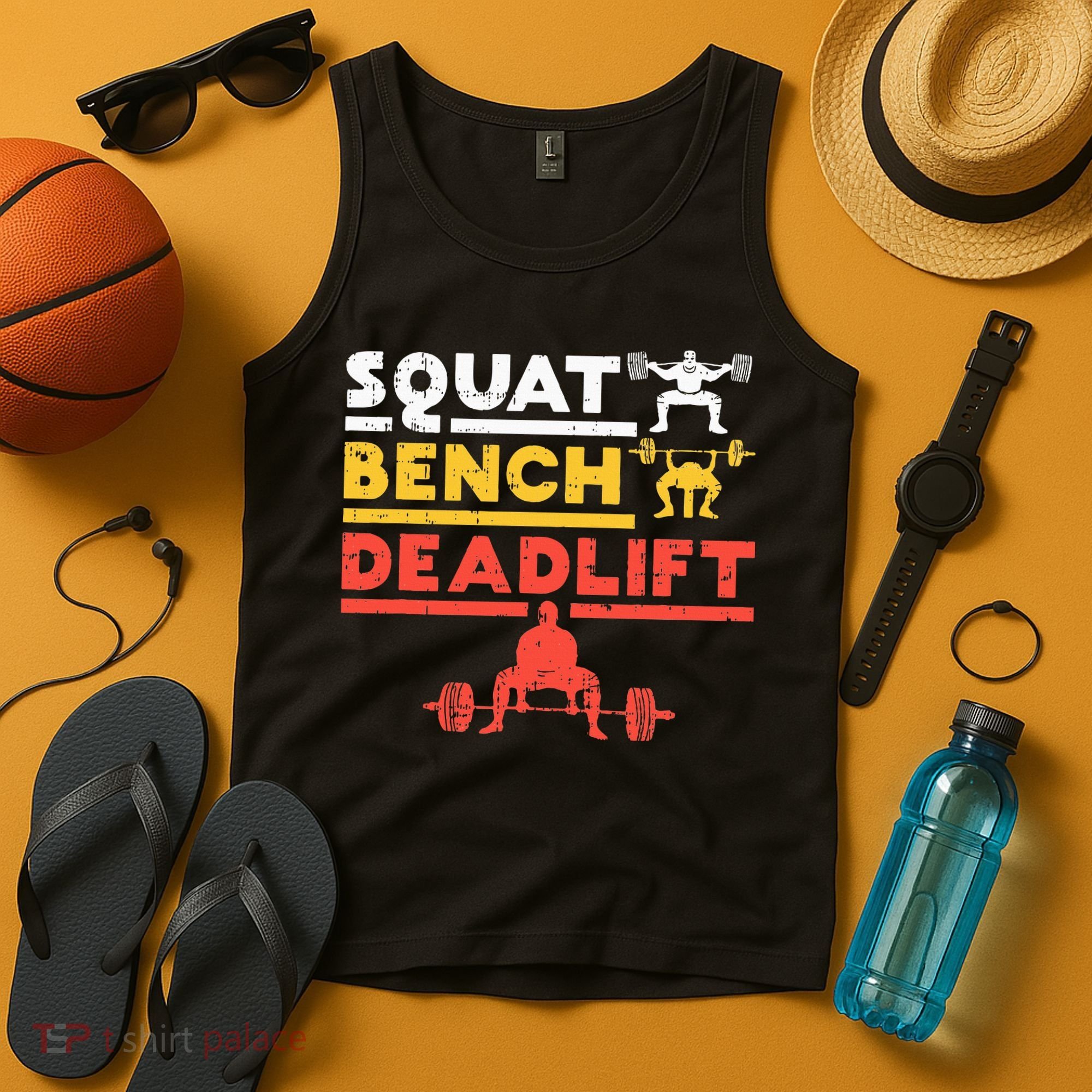 Powerlifting Squat Bench Deadlift Weightlifting Tank Top