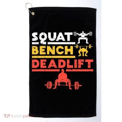 Powerlifting Squat Bench Deadlift Weightlifting Golf Towel