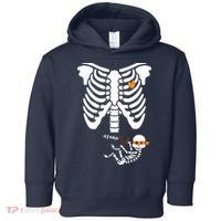 Pregnant Skeleton Baby Costume Halloween Maternity Ninja Ladies Toddler Hoodie thumb 0