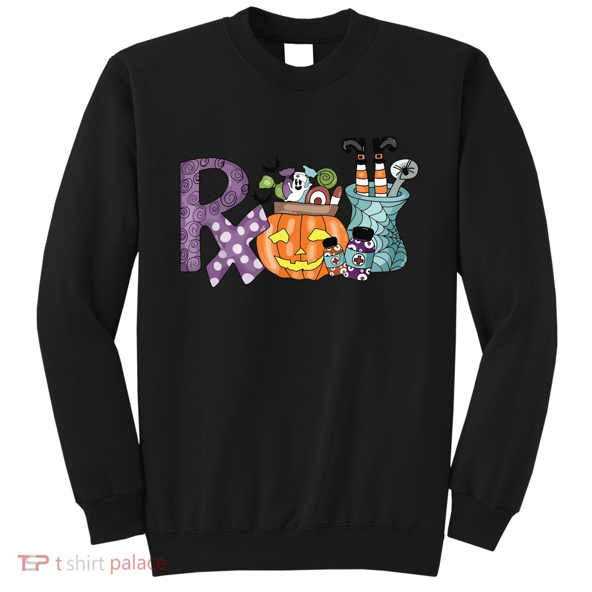 Pharmacy Squad Boo Crew Pharmacist Pharmacy Tech Halloween Sweatshirt