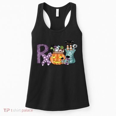 Pharmacy Squad Boo Crew Pharmacist Pharmacy Tech Halloween Women's Tank Top