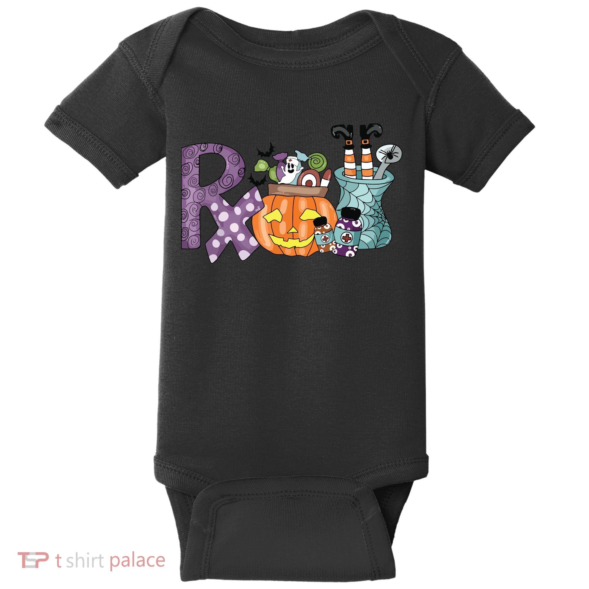 Pharmacy Squad Boo Crew Pharmacist Pharmacy Tech Halloween Baby Bodysuit