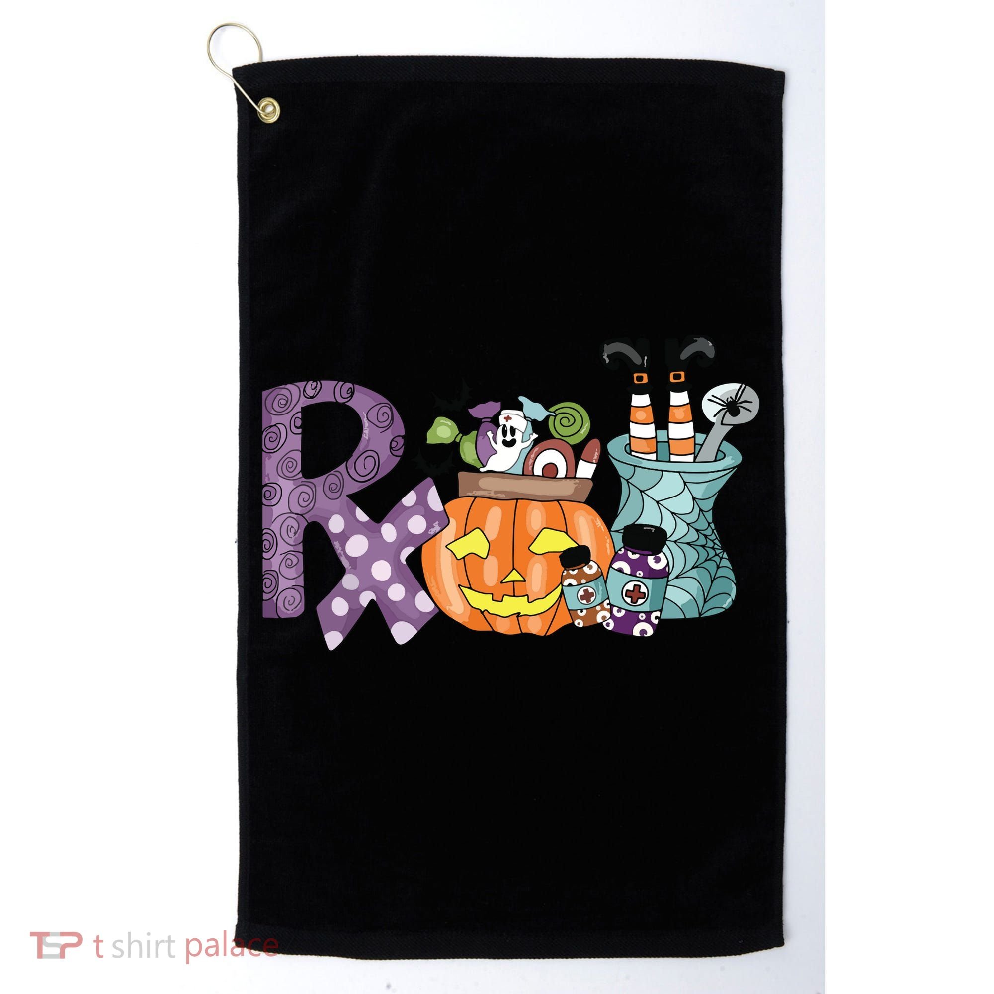 Pharmacy Squad Boo Crew Pharmacist Pharmacy Tech Halloween Golf Towel