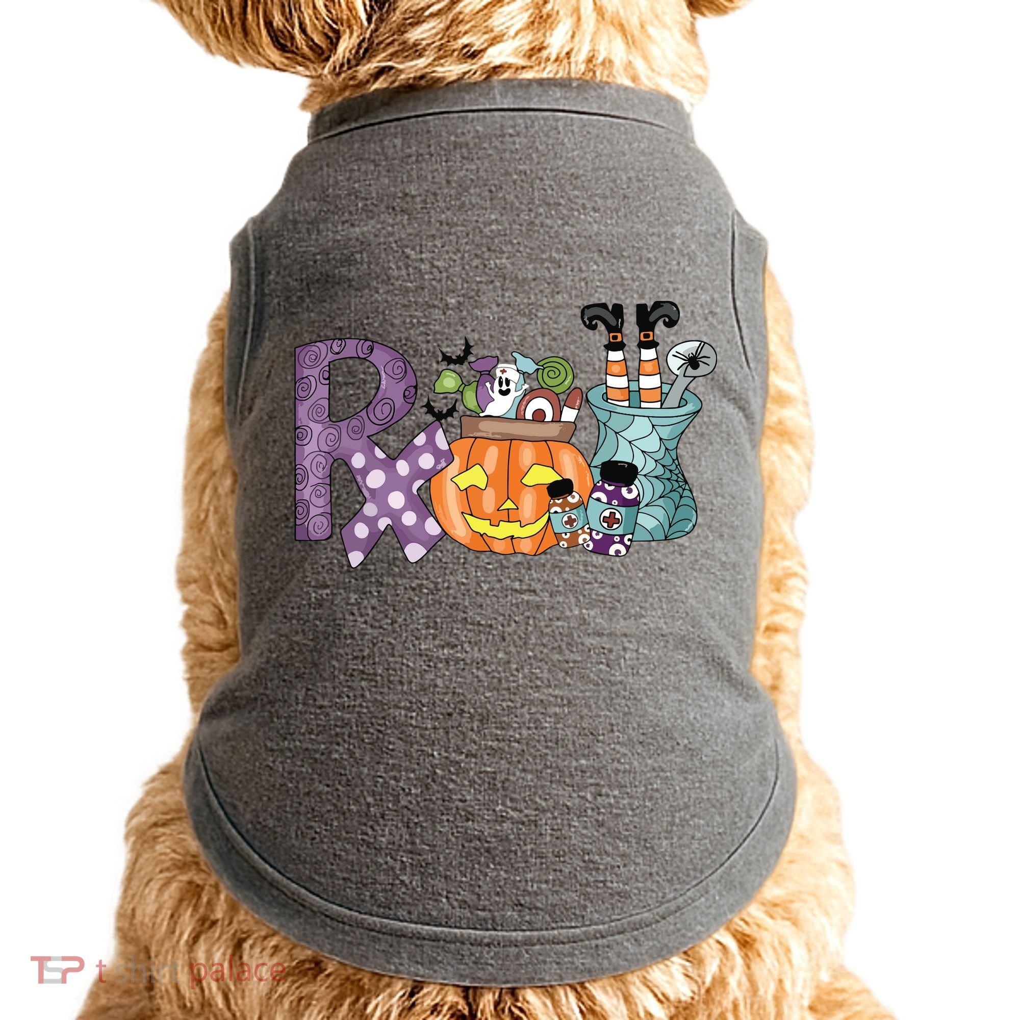 Pharmacy Squad Boo Crew Pharmacist Pharmacy Tech Halloween Doggie Tank