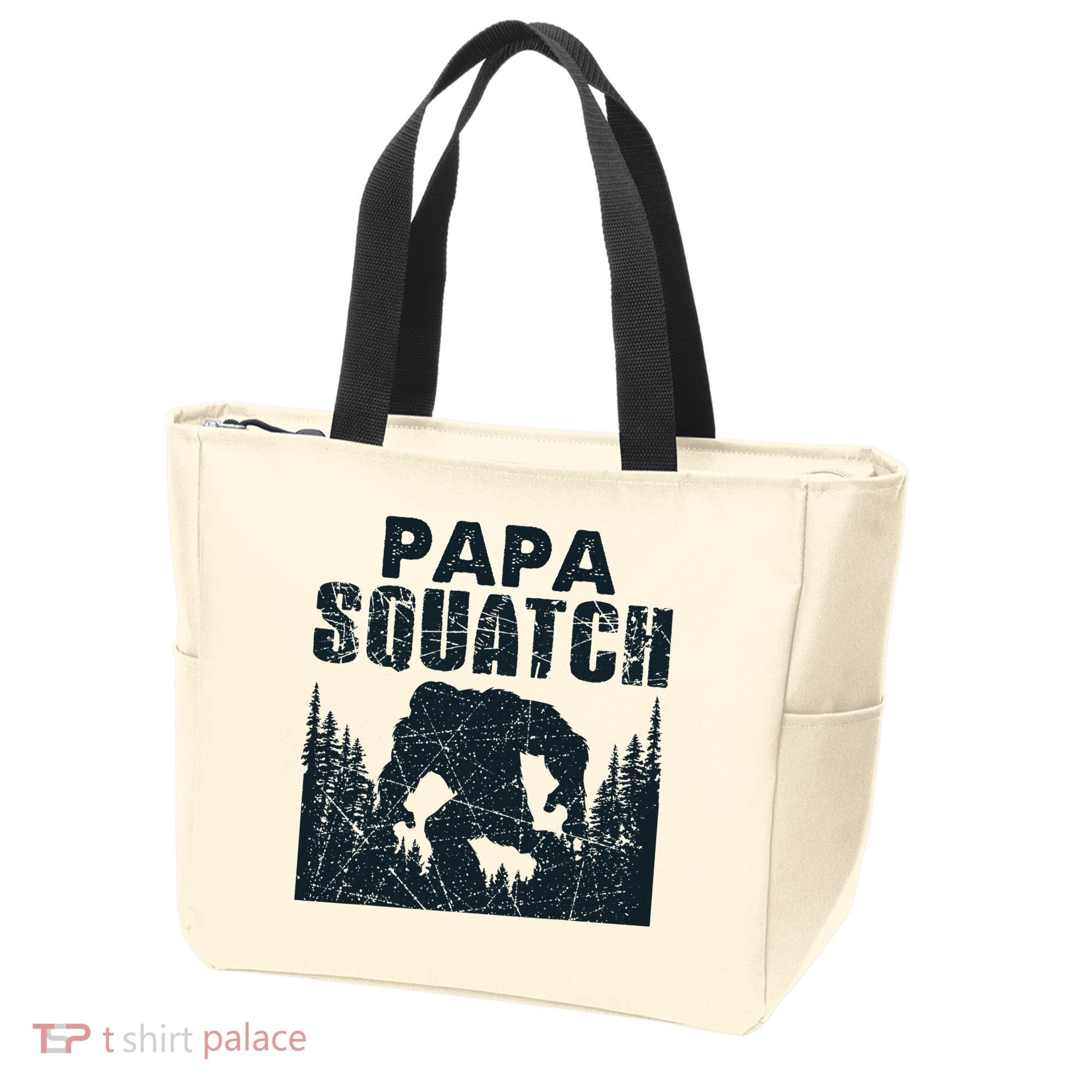 Papa Squatch Bigfoot Dad Father's Day Tote Bag