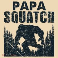 Papa Squatch Bigfoot Dad Father's Day Tote Bag thumb 4