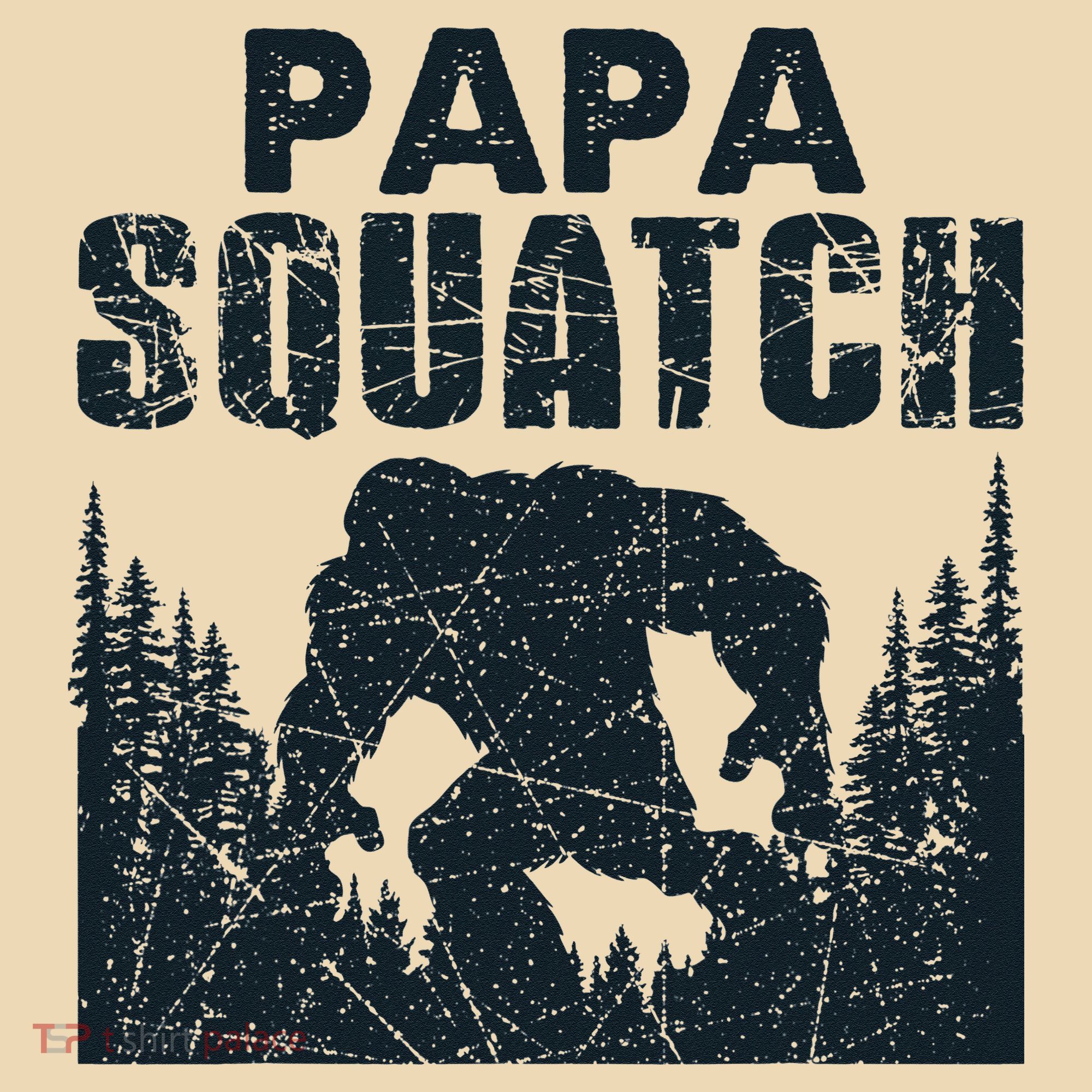 Papa Squatch Bigfoot Dad Father's Day Tote Bag