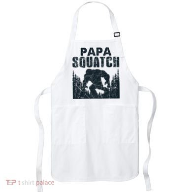 Papa Squatch Bigfoot Dad Father's Day Apron