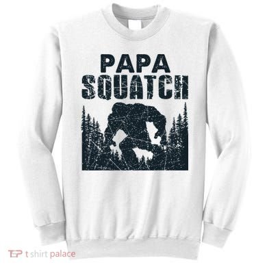Papa Squatch Bigfoot Dad Father's Day Sweatshirt