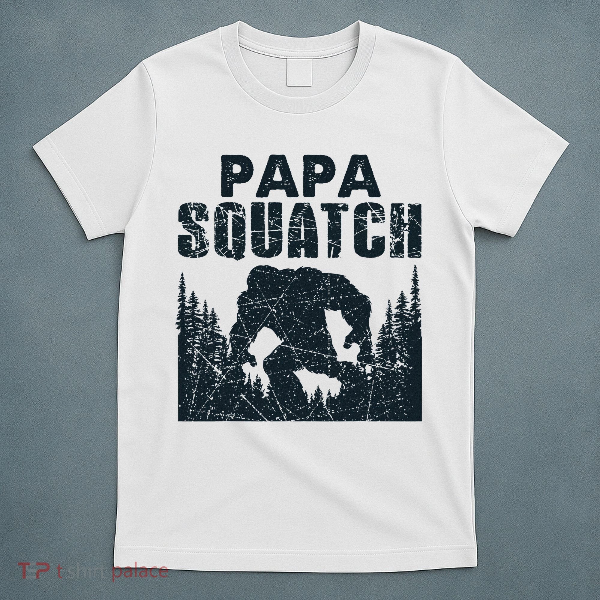 Papa Squatch Bigfoot Dad Father's Day T-Shirt