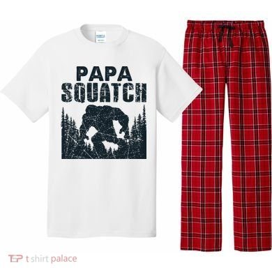 Papa Squatch Bigfoot Dad Father's Day Pajama Set
