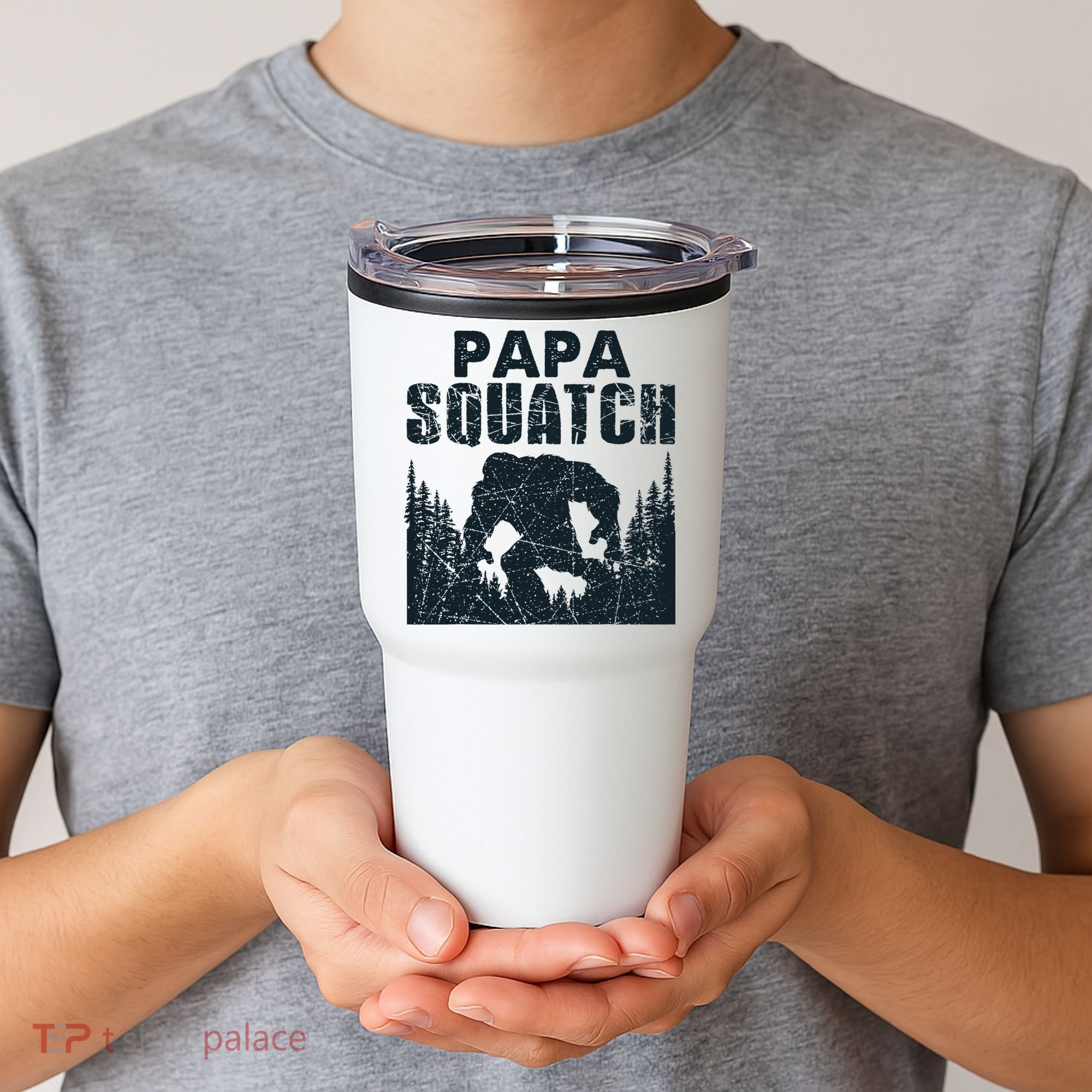 Papa Squatch Bigfoot Dad Father's Day Tumbler