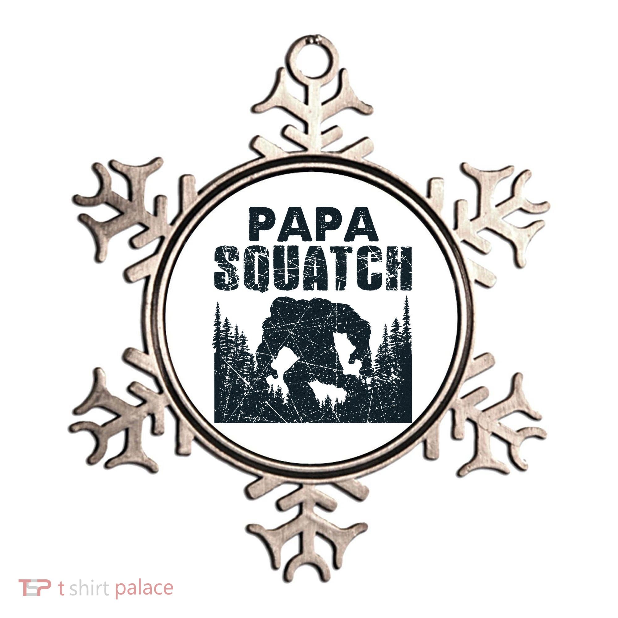 Papa Squatch Bigfoot Dad Father's Day Ornament