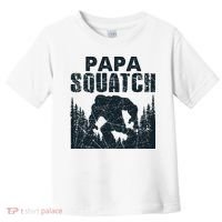 Papa Squatch Bigfoot Dad Father's Day Toddler T-Shirt thumb 0