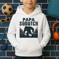 Papa Squatch Bigfoot Dad Father's Day Kids Hoodie thumb 2