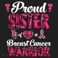 Proud Sister Breast Cancer Awareness Warrior Pink Ribbon Beanie thumb 2