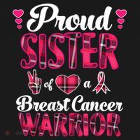 Proud Sister Breast Cancer Awareness Warrior Pink Ribbon Kids Sweatshirt thumb 2