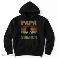 Papa Squatch Bigfoot Papa Sasquatch Yeti Family Hoodie thumb 0
