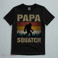Papa Squatch Bigfoot Papa Sasquatch Yeti Family T-Shirt thumb 5