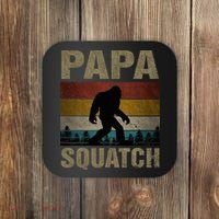 Papa Squatch Bigfoot Papa Sasquatch Yeti Family Coaster thumb 0