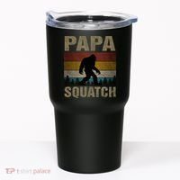 Papa Squatch Bigfoot Papa Sasquatch Yeti Family Tumbler thumb 0