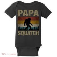 Papa Squatch Bigfoot Papa Sasquatch Yeti Family Baby Bodysuit thumb 0