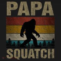 Papa Squatch Bigfoot Papa Sasquatch Yeti Family Baby Bodysuit thumb 2