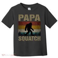 Papa Squatch Bigfoot Papa Sasquatch Yeti Family Toddler T-Shirt thumb 0