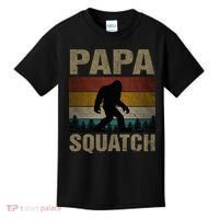 Papa Squatch Bigfoot Papa Sasquatch Yeti Family Kids T-Shirt thumb 0