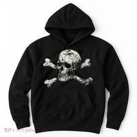 Pirate Skull Banner - Jolly Roger Symbol Hoodie thumb 0