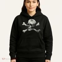 Pirate Skull Banner - Jolly Roger Symbol Hoodie thumb 5