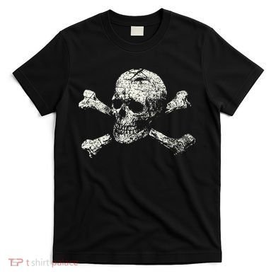 Pirate Skull Banner - Jolly Roger Symbol T-Shirt