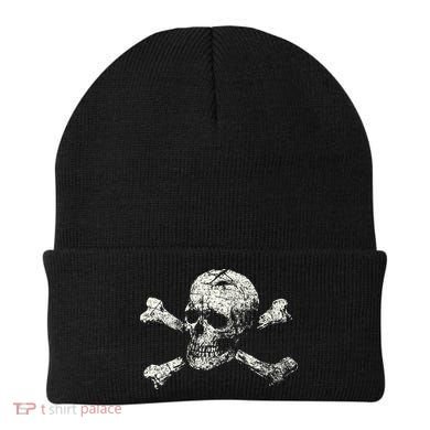 Pirate Skull Banner - Jolly Roger Symbol Beanie