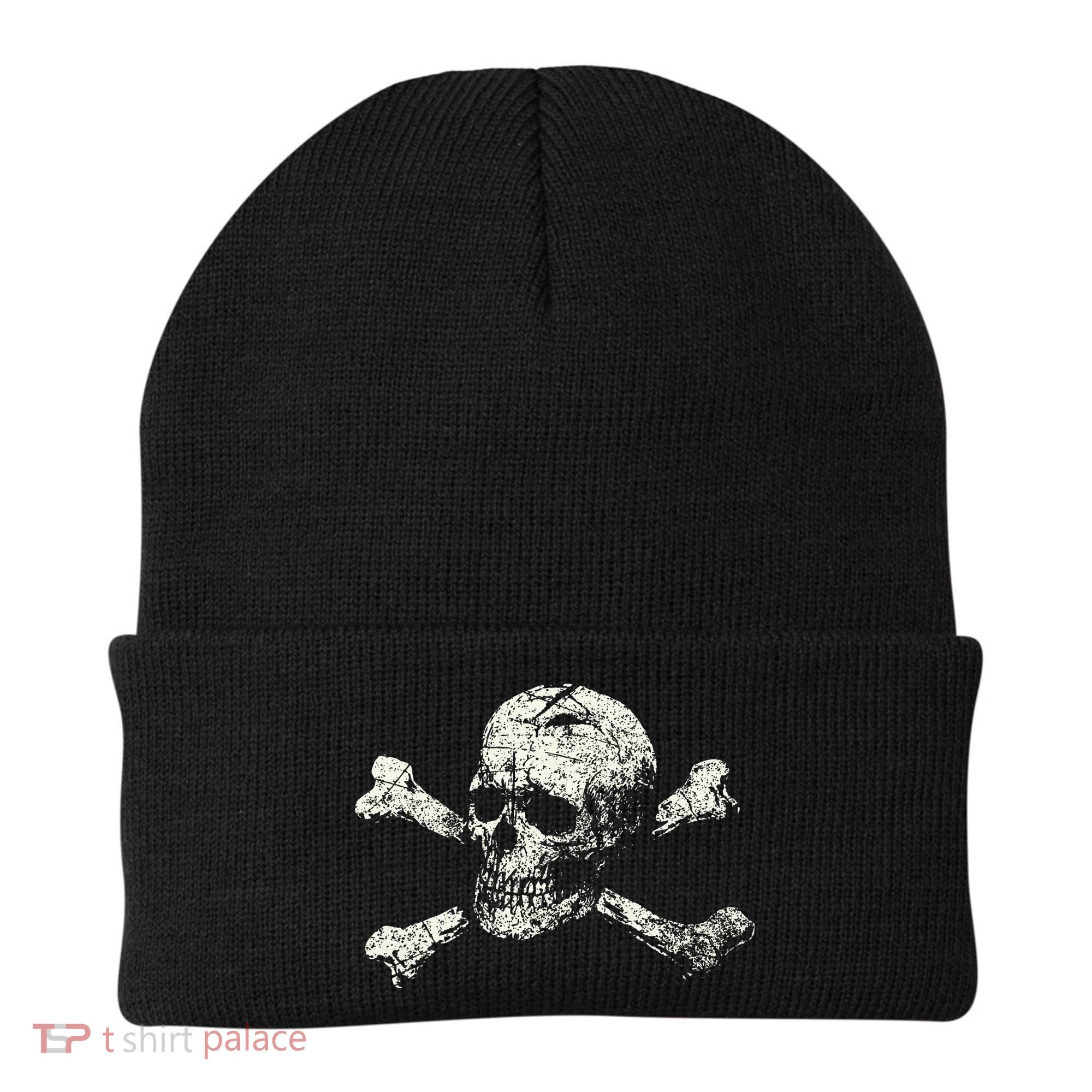 Pirate Skull Banner - Jolly Roger Symbol Beanie