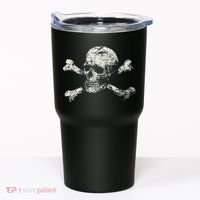 Pirate Skull Banner - Jolly Roger Symbol Tumbler thumb 0