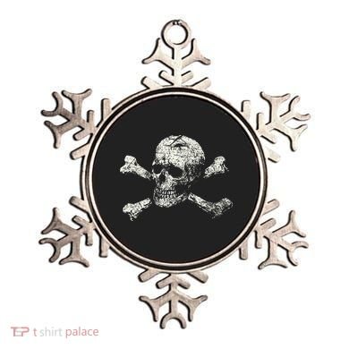 Pirate Skull Banner - Jolly Roger Symbol Ornament