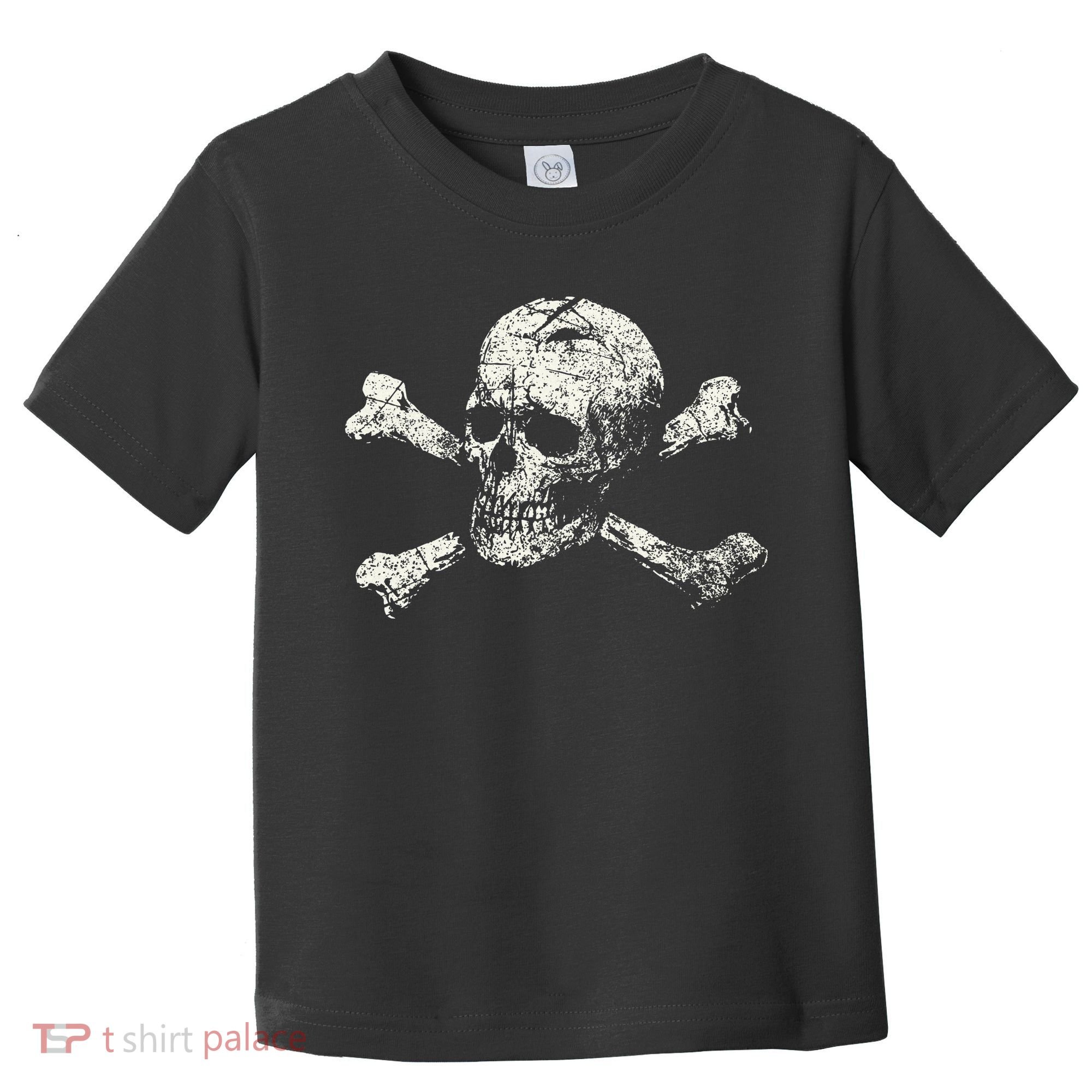 Pirate Skull Banner - Jolly Roger Symbol Toddler T-Shirt