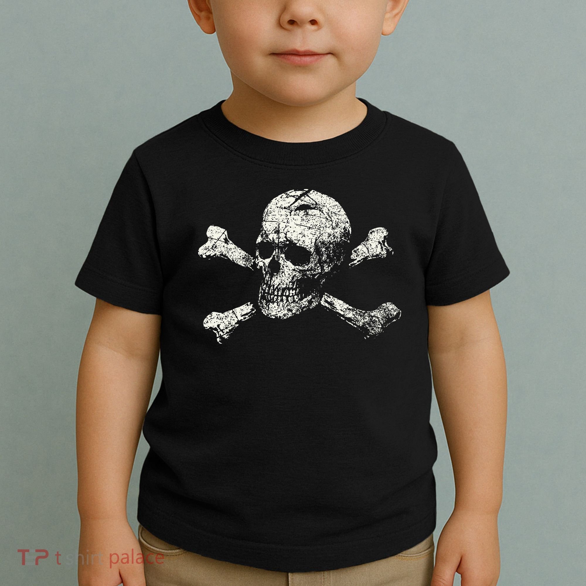 Pirate Skull Banner - Jolly Roger Symbol Toddler T-Shirt