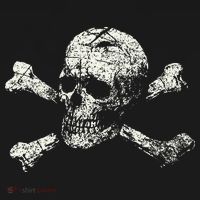 Pirate Skull Banner - Jolly Roger Symbol Kids Hoodie thumb 5