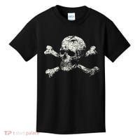 Pirate Skull Banner - Jolly Roger Symbol Kids T-Shirt thumb 0